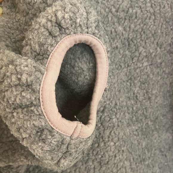 Madewell Polartec Pink Fleece Half Zip Jacket - Picture 7 of 8